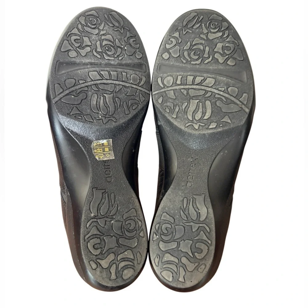 Aetrex Mary Jane Black Leather Shoes-Size9